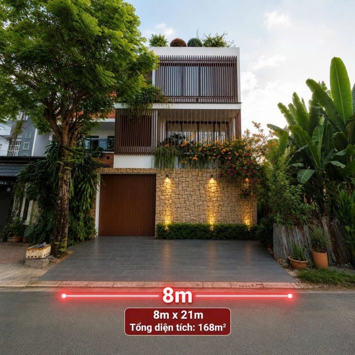 BIỆT THỰ NAM LONG TTC – FULL NỘI THẤT CAO CẤP | 8×21,2M | SỔ HỒNG RIÊNG