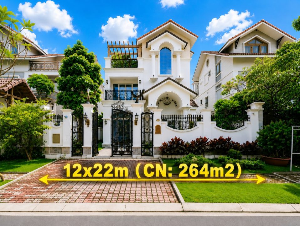 💎 Biệt Thự Đơn Lập Sang Trọng KDC Nam Phú Villas – Giá Trị Xứng Tầm Chủ Nhân