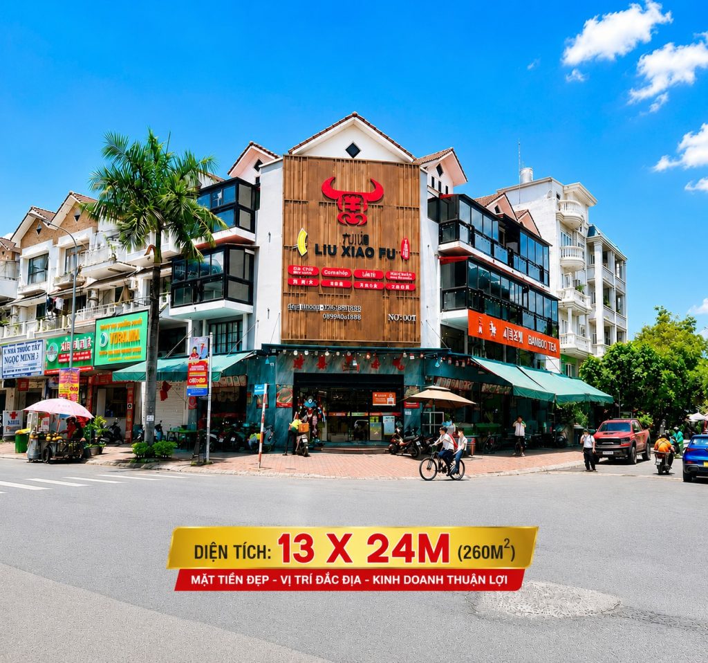 SIÊU PHẨM GÓC 2 MẶT TIỀN TRẦN TRỌNG CUNG – ĐỐI DIỆN VINCOM QUẬN 7