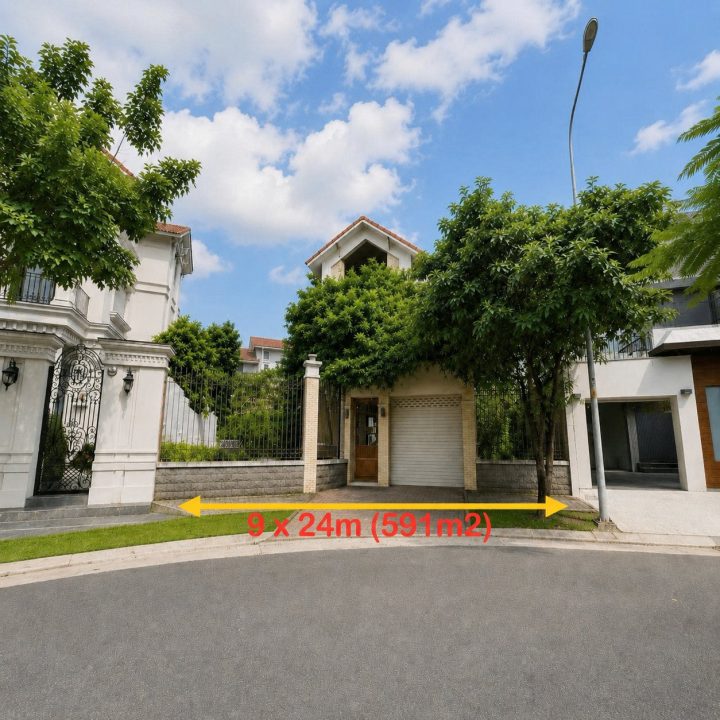 BÁN NHÀ THÔ BIỆT THỰ 600M2 SÂN VƯỜN, CÓ HỒ BƠI – NAM PHÚ VILLAS, QUẬN 7