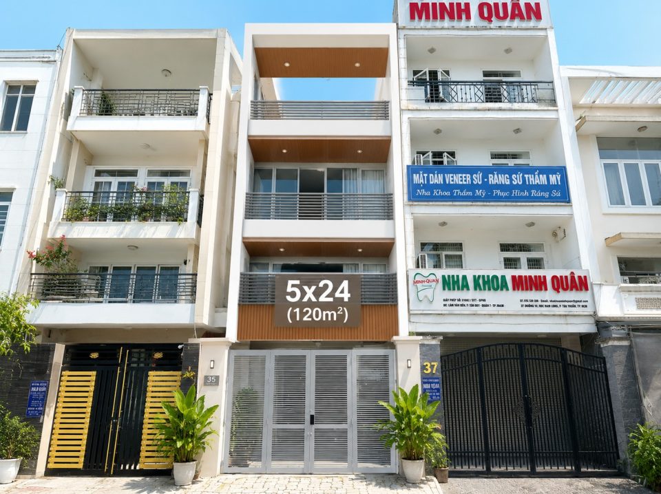 Bán Nhà Phố Đẹp Đối Diện Vincom Trần Trọng Cung – DT 5x24m 120m2 – Giá 25 Tỷ TL