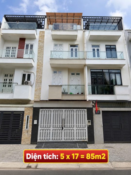BÁN NHÀ PHỐ ĐẸP ĐƯỜNG SỐ 2 KDC JAMONA CITY Q7 – DT 85 M2 – 4 TẦNG FULL NỘI THẤT