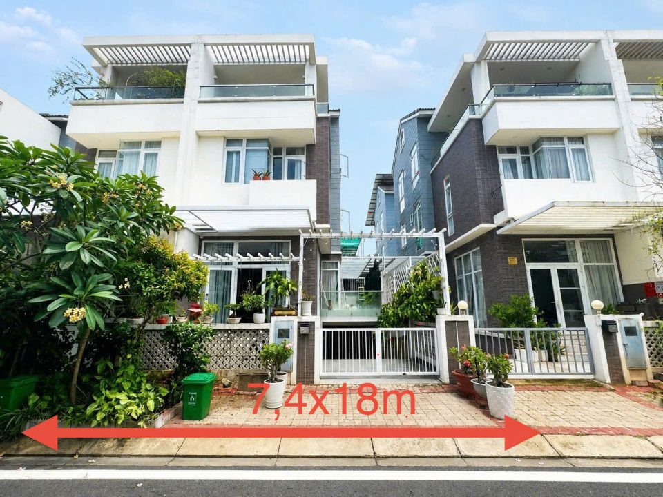 BÁN BIỆT THỰ KDC JAMONA GOLDEN SILK – 7,4×18m² FULL NT
