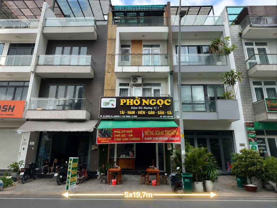 BÁN NHÀ MẶT TIỀN KINH DOANH KDC – JAMONA CITY 5×19,7m²