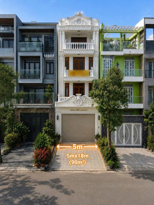 NHÀ PHỐ CÓ NỘI THẤT – TĐC PHÚ MỸ – M6 ĐƯỜNG D7 – 17 TỶ SỞ HỮU NGAY NHÀ PHỐ 90M²