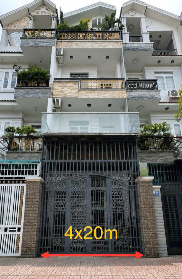 💎  NHÀ PHỐ A77 NAM LONG PHÚ THUẬN – 4×20M | TRỆT + 2 LẦU + SÂN THƯỢNG | FULL NỘI THẤT