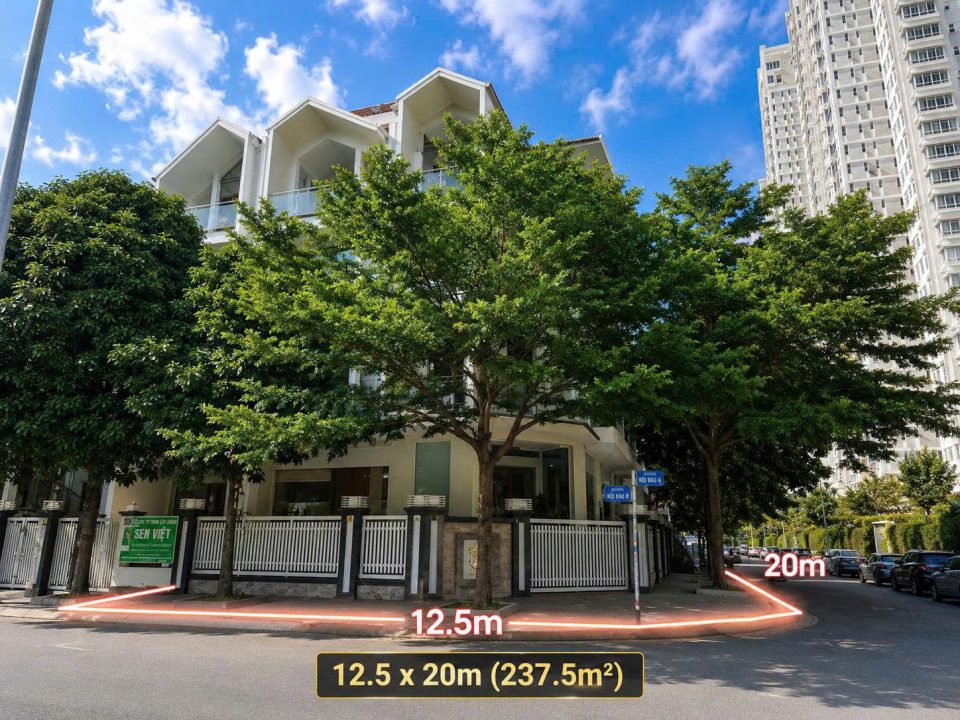 BÁN CẶP GÓC NHÀ PHỐ HIM LAM – 12,5×20M | DIỆN TÍCH SÀN 781M² | ĐẲNG CẤP QUẬN 7