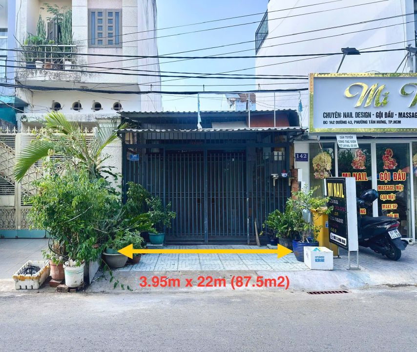🔥 13,5 TỶ SỞ HỮU NHÀ MẶT TIỀN TÂN QUY – 87,5M² | GIÁ TỐT | ĐƯỜNG SỐ 43