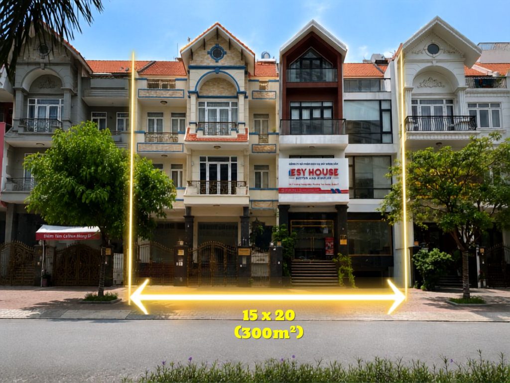 Bán Cặp Biệt Thự KDC Him Lam Đường D1 Quận 7 | Diện Tích 15x20m (300m²) | Giá 125 Tỷ