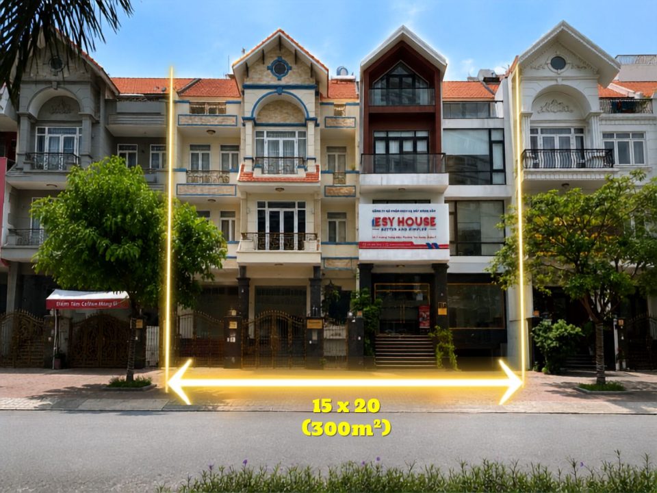Bán Cặp Biệt Thự KDC Him Lam Đường D1 Quận 7 | Diện Tích 15x20m (300m²) | Giá 125 Tỷ