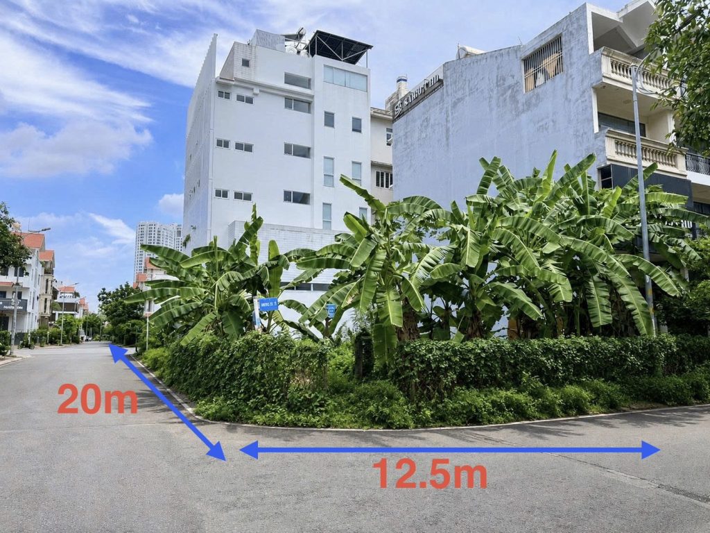 BÁN LÔ GÓC 12,5×20 ĐẤT NỀN ĐẸP – ĐƯỜNG SỐ 5, HIM LAM KÊNH TẺ