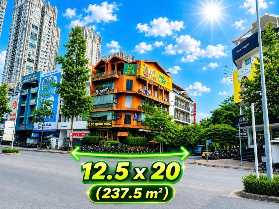 🔥 SIÊU PHẨM GÓC 2 MẶT TIỀN NGUYỄN THỊ THẬP – 237,5M² – THANG MÁY