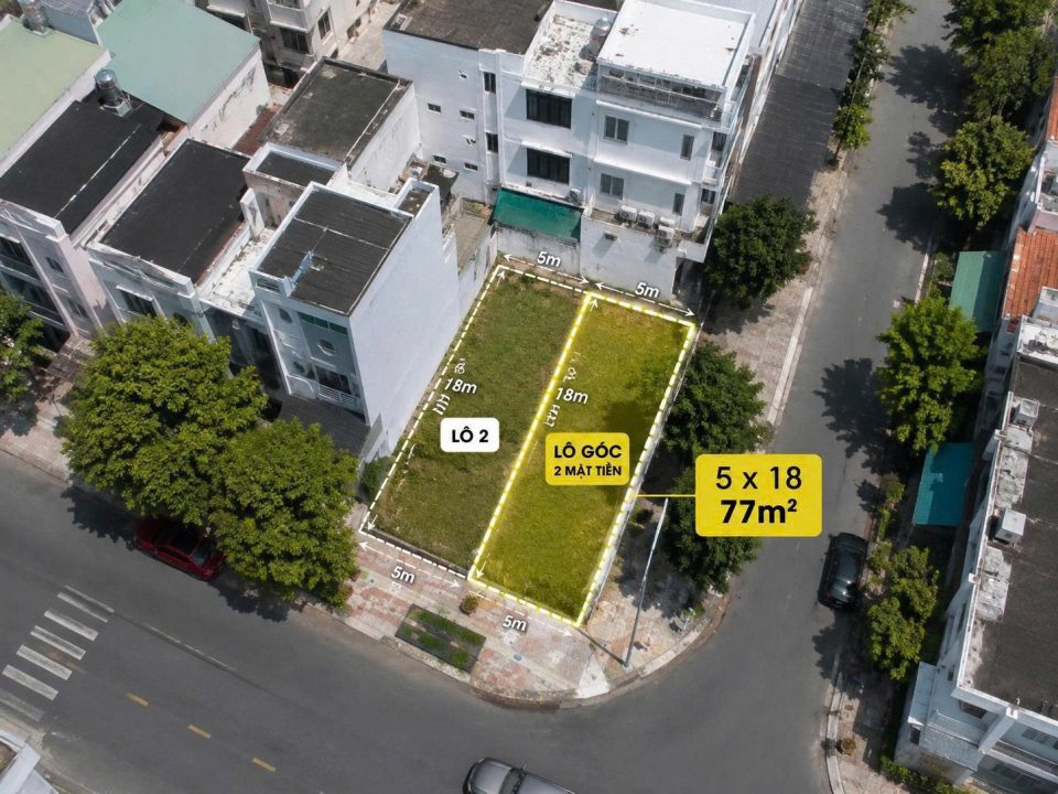 🍀 Bán Lô Đất Nền KDC Sadeco Ven Sông – Góc 2 Mặt Tiền Đường Số 7 – Diện Tích 5 x 18 , Giá 15,8 Tỷ