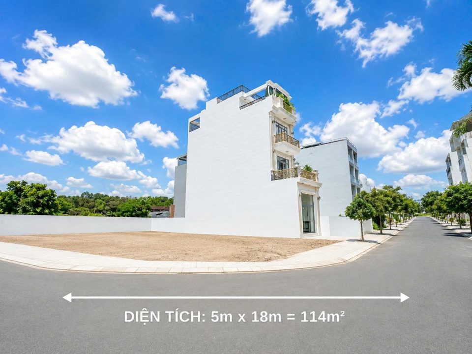 BÁN ĐẤT NỀN NHÀ PHỐ LÔ GÓC – 2 MẶT THOÁNG TĐC PHÚ MỸ – ĐƯỜNG D6