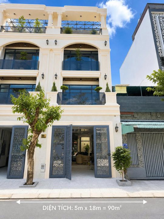 BÁN NHÀ PHỐ VIEW HỒ – GẦN CÔNG VIÊN TĐC PHÚ MỸ  – FULL NỘI THẤT – CÓ THANG MÁY