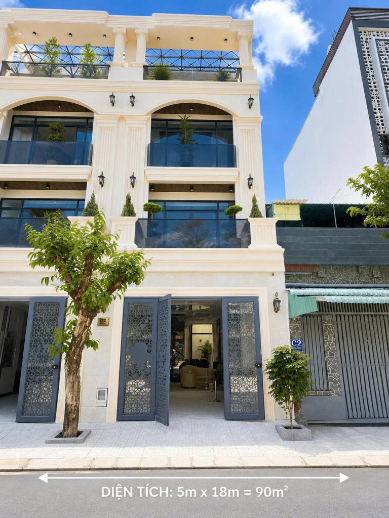 BÁN NHÀ PHỐ VIEW HỒ – GẦN CÔNG VIÊN TĐC PHÚ MỸ  – FULL NỘI THẤT – CÓ THANG MÁY