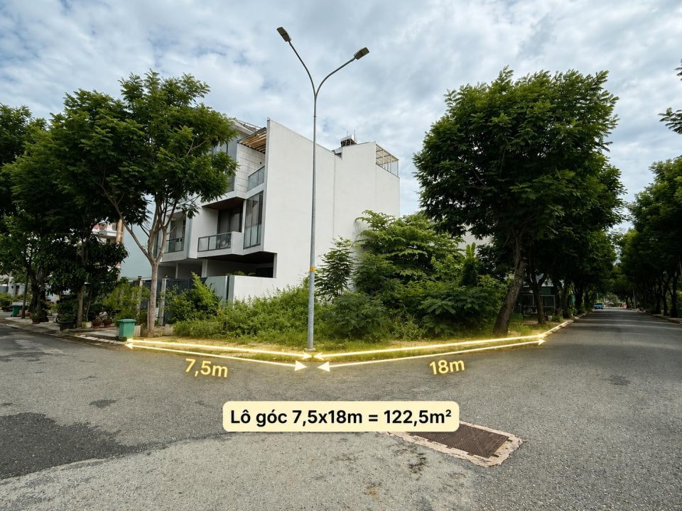 BÁN LÔ GÓC 2 MẶT TIỀN KDC SADECO VEN SÔNG – VIEW TRỰC DIỆN SÔNG