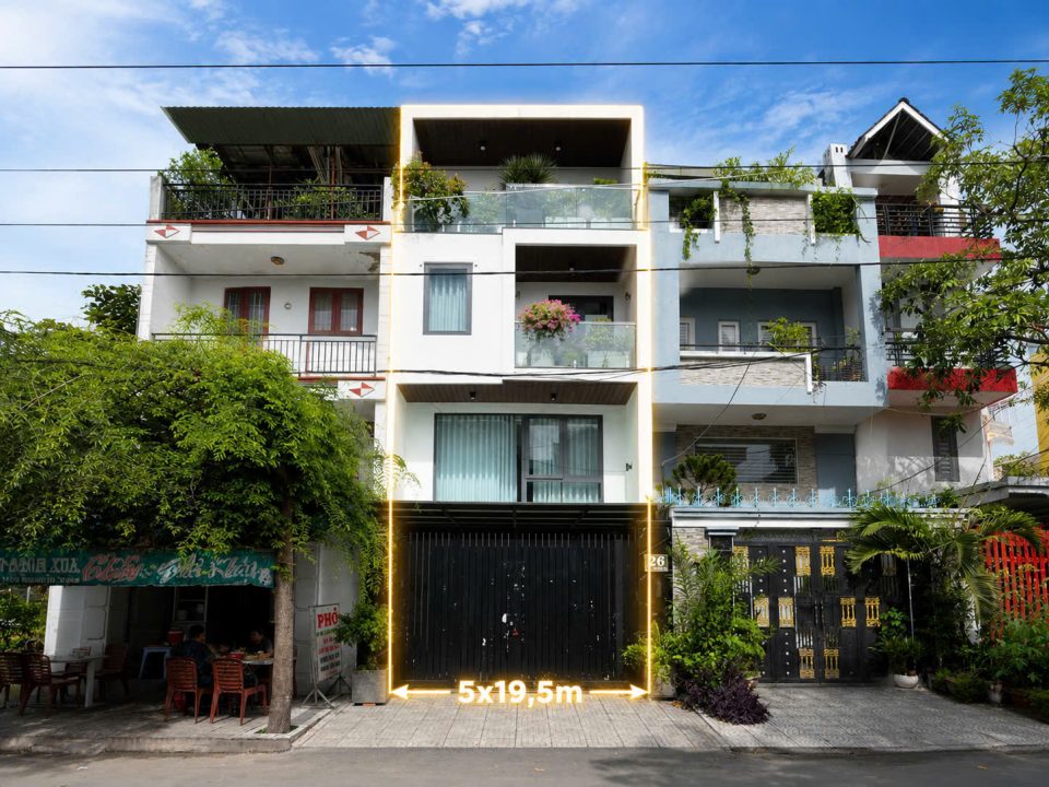 BÁN NHÀ PHỐ KDC PHÚ MỸ  5 x 19,5m² – 3 LẦU – FULL NỘI THẤT – VÀO Ở NGAY