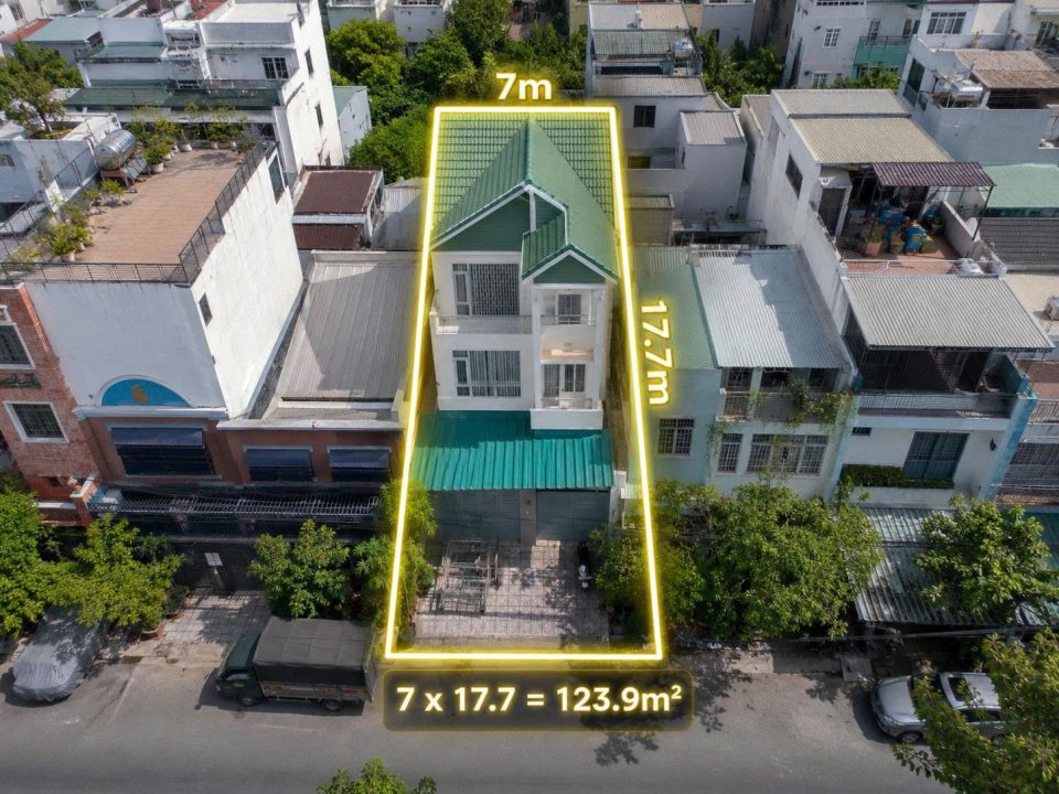 BÁN NHÀ MẶT TIỀN ĐƯỜNG SỐ 19, PHƯỜNG TÂN QUY, QUẬN 7 – GẦN CHỢ TÂN QUY, DIỆN TÍCH KHỦNG 124M²