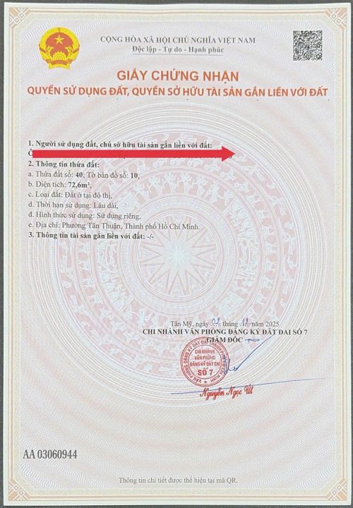 GIẢM MẠNH CHỈ CÒN 14 TỶ 2 – SỞ HỮU NGAY LÔ ĐẤT HIẾM ĐƯỜNG SỐ 37 – QUẬN 7