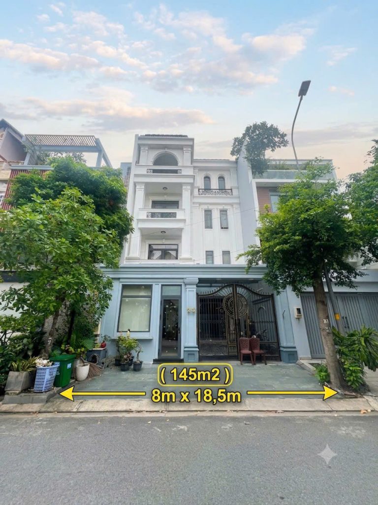 🏡 BIỆT THỰ ĐẸP KDC TẤN TRƯỜNG Q7 – 145M² – FULL NỘI THẤT – CÓ THANG MÁY 🔥