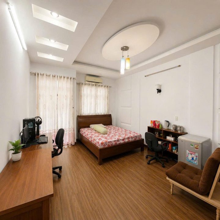 💎  NHÀ PHỐ A77 NAM LONG PHÚ THUẬN – 4×20M | TRỆT + 2 LẦU + SÂN THƯỢNG | FULL NỘI THẤT