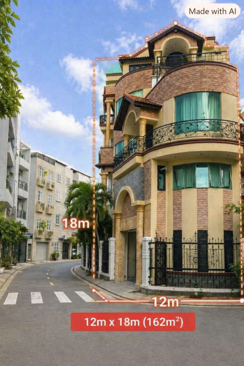 BIỆT THỰ GÓC 2 MẶT TIỀN ĐƯỜNG SỐ 66 – VIEW CÔNG VIÊN TÂN QUY ĐÔNG | 162M² | 40 TỶ