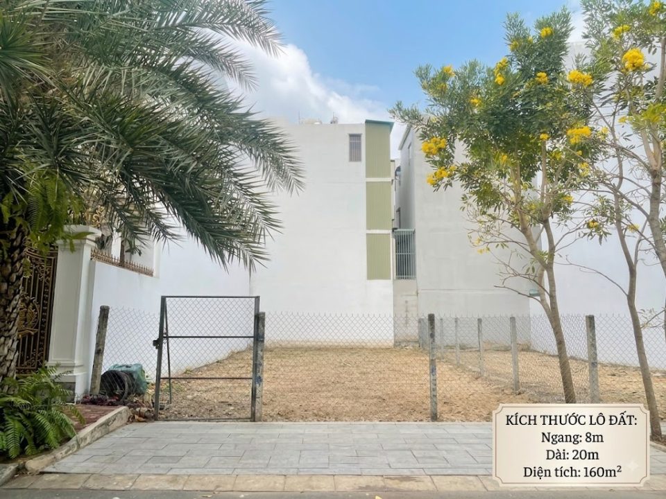🍀 LÔ ĐẤT NỀN BIỆT THỰ KDC NAM LONG PHÚ THUẬN – 8x20m GIÁ 19 TỶ