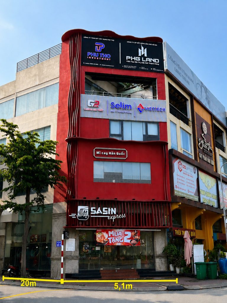 HÀNG HIẾM KIM SƠN – CĂN GÓC 5,1x20M – DÒNG TIỀN 95TR/THÁNG