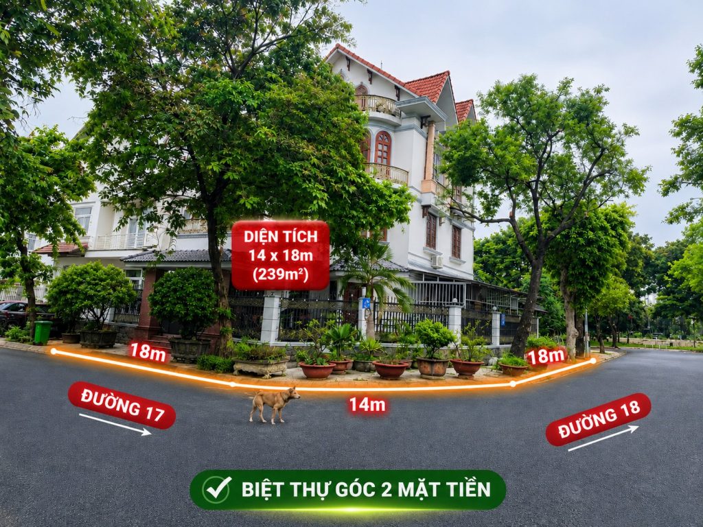 💎 60 TỶ – BIỆT THỰ ĐƠN LẬP CĂN GÓC SADECO VEN SÔNG QUẬN 7, ĐƯỜNG SỐ 17