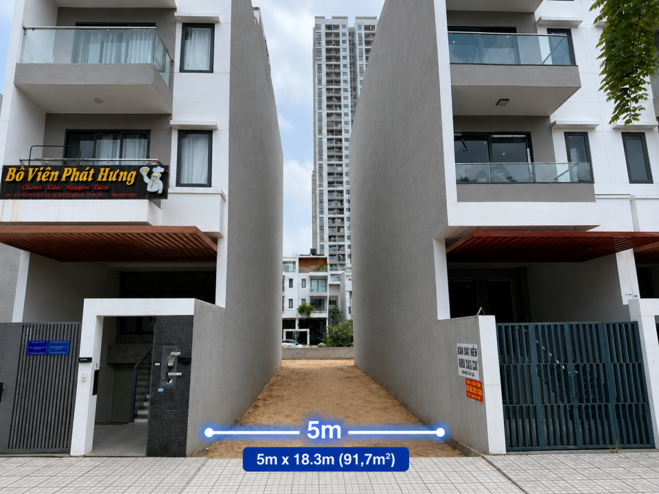 💎  ĐẤT NỀN Q7 RIVERSIDE – DIỆN TÍCH ĐẸP 5×18,3M | ĐẤT TRỐNG | GIÁ CHỈ 8.2 TỶ
