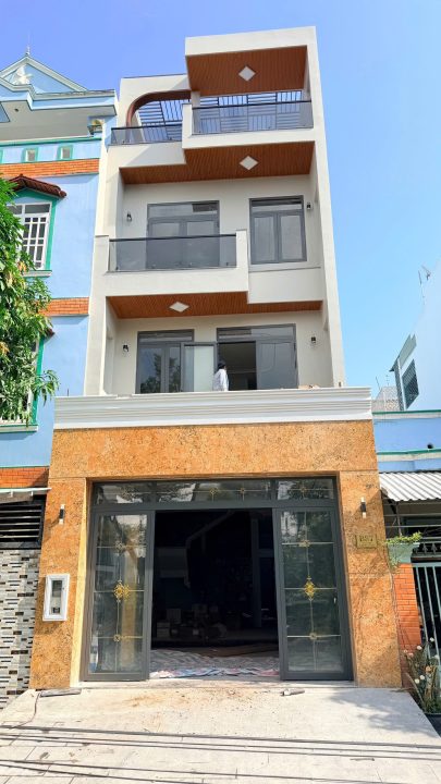 NHÀ PHỐ VIEW BỜ HỒ – GẦN CÔNG VIÊN TĐC PHÚ MỸ | FULL NỘI THẤT + THANG MÁY
