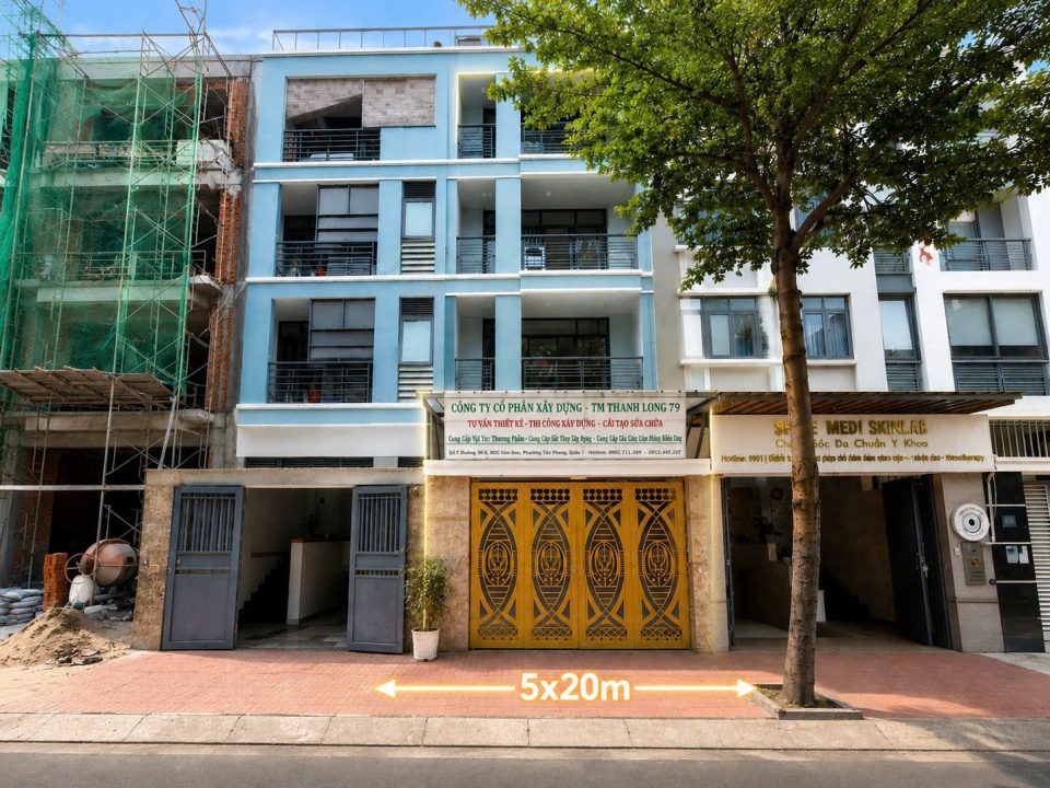 BÁN NHÀ PHỐ 5x20m² KDC KIM SƠN – ĐỐI DIỆN CÔNG VIÊN – CÓ DÒNG TIỀN SẴN
