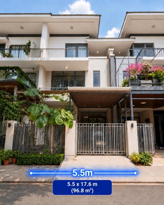 BÁN NHÀ ĐẸP LAVILA ,NGUYỄN HỮU THỌ – DT: 5,5 × 17,6M – GIÁ 14 TỶ