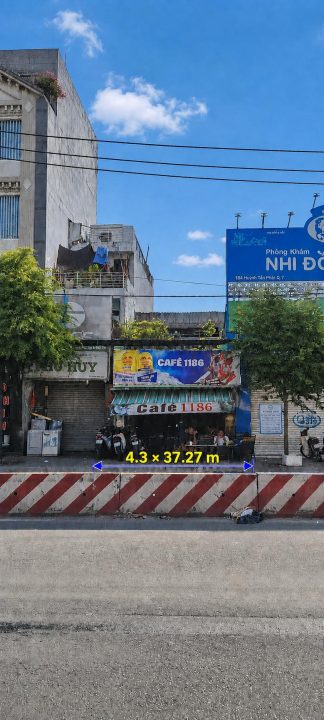 NHÀ MẶT TIỀN HUỲNH TẤN PHÁT 4,3 × 37,27M – GIÁ 26 TỶ