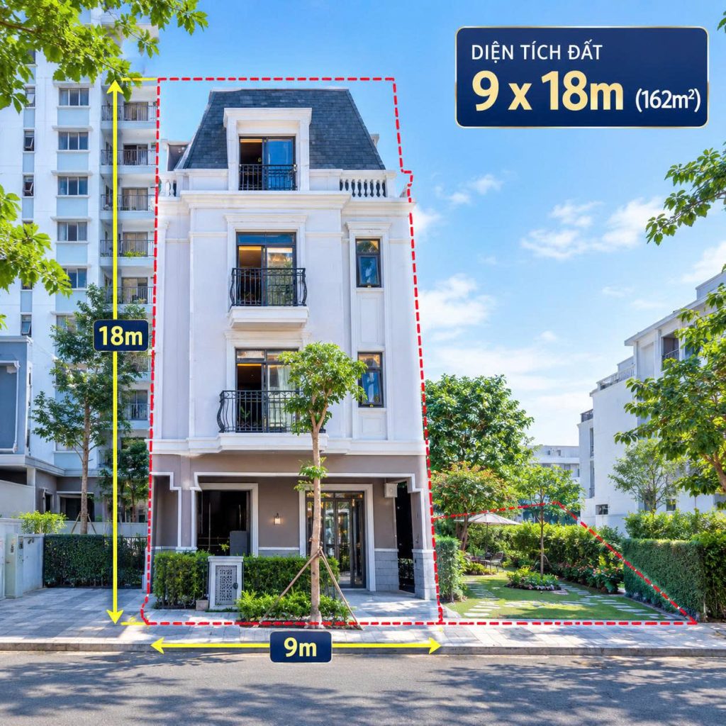 🔥 HÀNG HIẾM | NHÀ PHỐ CĂN GÓC HÔNG AMELIE PHÚ MỸ HƯNG – 162M² | GIÁ 18 TỶ 🔥  Căn góc hông dự án Amelie Phú Mỹ Hưng – Nhà Bè