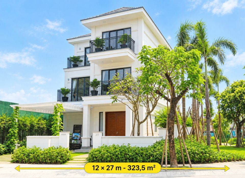 BIỆT THỰ ĐƠN LẬP VIEW SÔNG NINE SOUTH – 323,5M² – FULL NỘI THẤT CAO CẤP – 65 TỶ