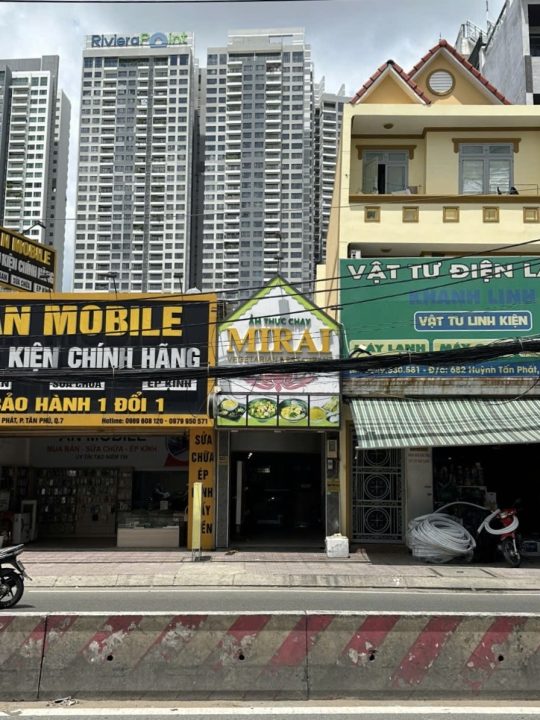BÁN NHÀ MẶT TIỀN HUỲNH TẤN PHÁT – DT 129M² – ĐANG CHO THUÊ 30TR/THÁNG – GIÁ 19 TỶ