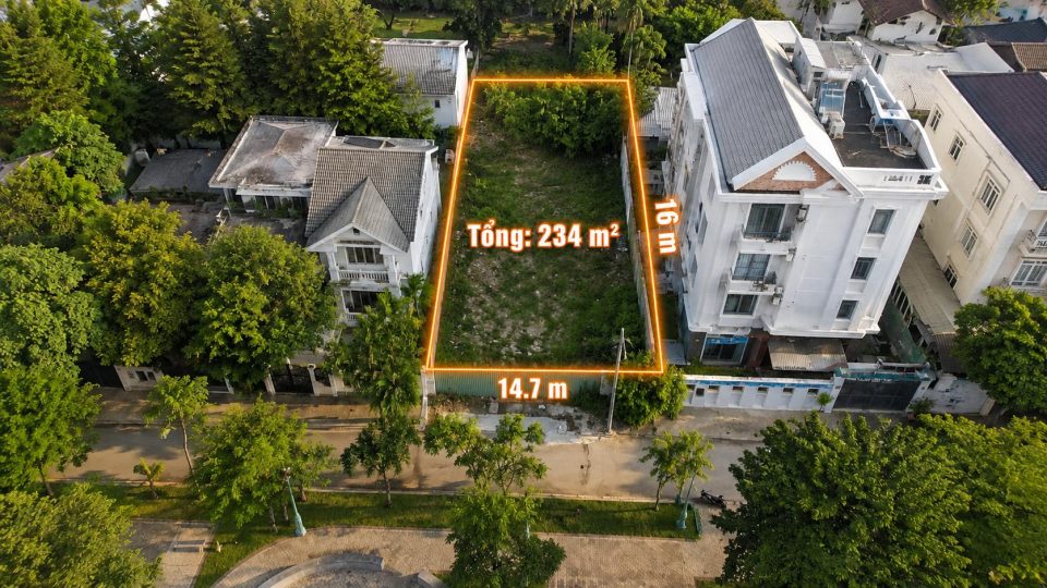 BÁN ĐẤT BIỆT THỰ , KDC TÂN QUY ĐÔNG – 14,7M × 16M, GIÁ : 34 TỶ