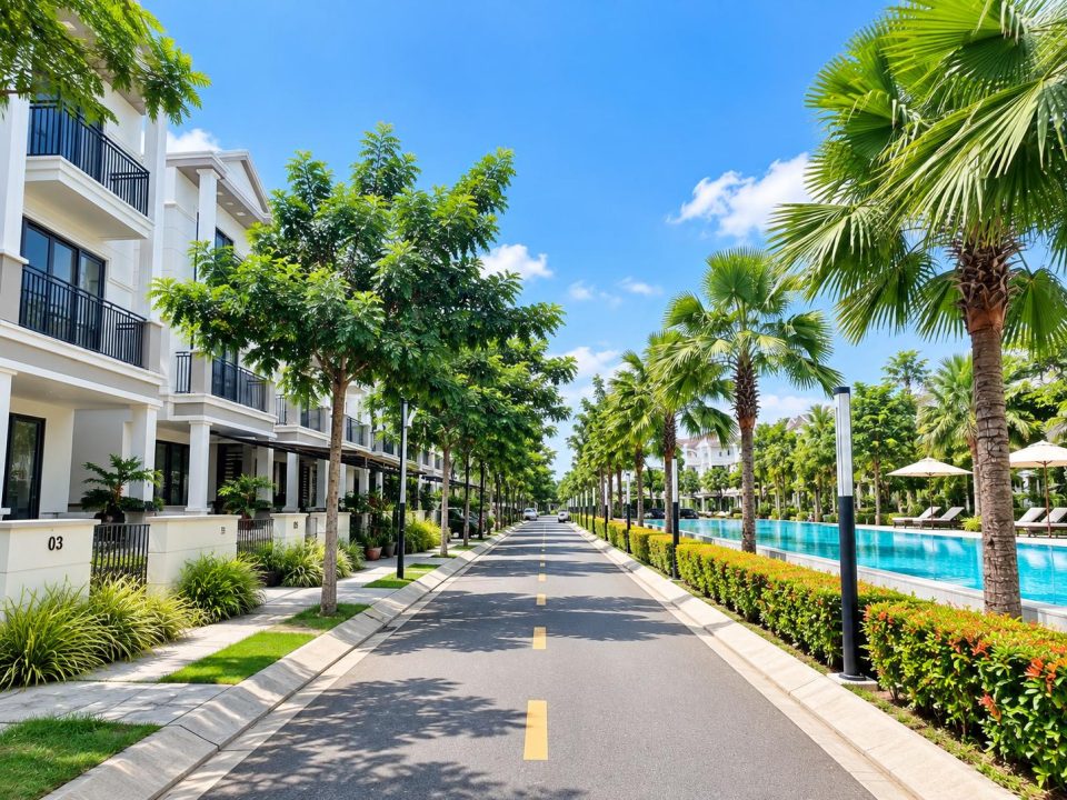 BÁN BIỆT THỰ ĐƠN LẬP NINE SOUTH – FULL NỘI THẤT CAO CẤP – DT: 12 x 27 m: Giá 66,8 tỷ