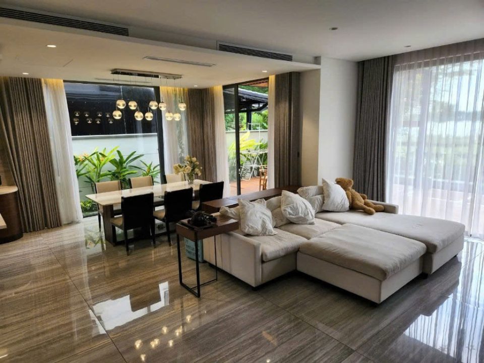 BÁN BIỆT THỰ ĐƠN LẬP NINE SOUTH – FULL NỘI THẤT CAO CẤP – DT: 12 x 27 m: Giá 66,8 tỷ