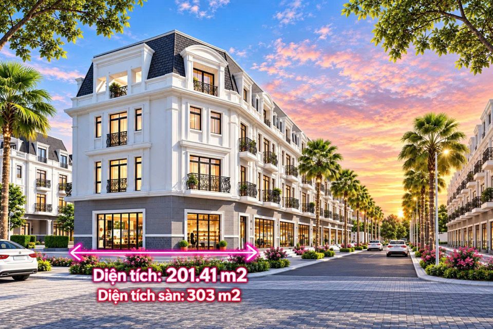 🔥 HÀNG HIẾM AMELIE – CĂN GÓC SHOPHOUSE 201,4M² – COMPOUND CAO CẤP – GIÁ 19 TỶ