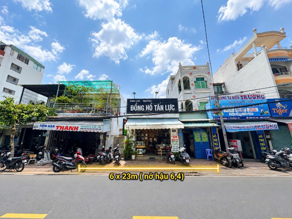 BÁN NHÀ CẤP 4  MT LÊ VĂN LƯƠNG – TÂN KIỂNG, QUẬN 7 – DT:  6x23m