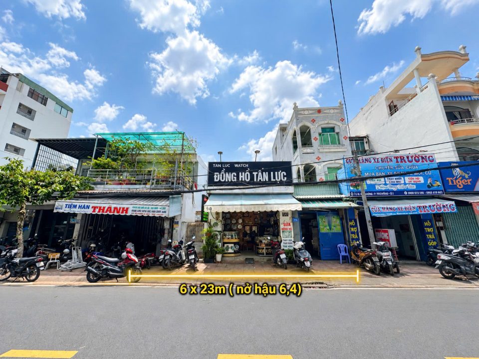 BÁN NHÀ CẤP 4  MT LÊ VĂN LƯƠNG – TÂN KIỂNG, QUẬN 7 – DT:  6x23m