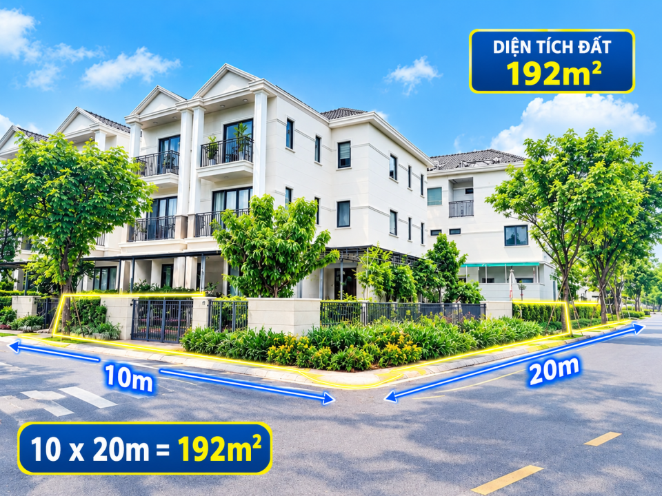 🔥 BIỆT THỰ CĂN GÓC NINE SOUTH – FULL NỘI THẤT CAO CẤP | 192M² | GIÁ 30 TỶ 🔥  59 Đường số 13 – Nine South, Nhà Bè