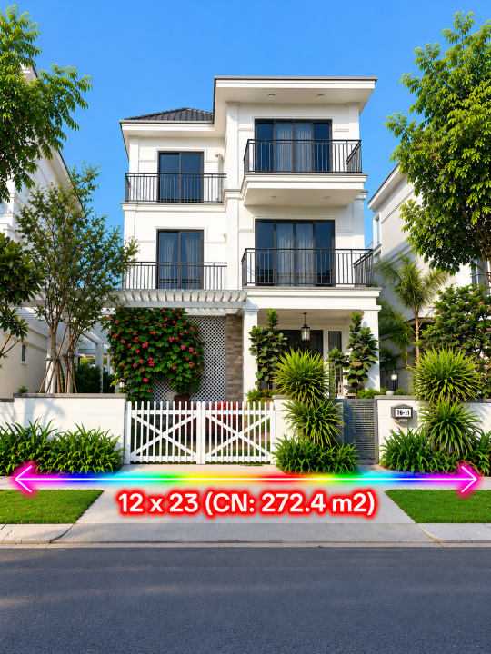 🔥🔥 SIÊU PHẨM BIỆT THỰ ĐƠN LẬP VIEW SÔNG NINE SOUTH – QUỸ ĐẤT 272.4M² – GIÁ 45 TỶ