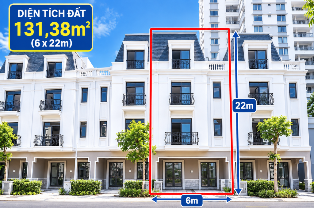 NHÀ PHỐ AMELIE – 131,38M² – HOÀN THIỆN NGOÀI, THÔ BÊN TRONG – GIÁ 14 TỶ