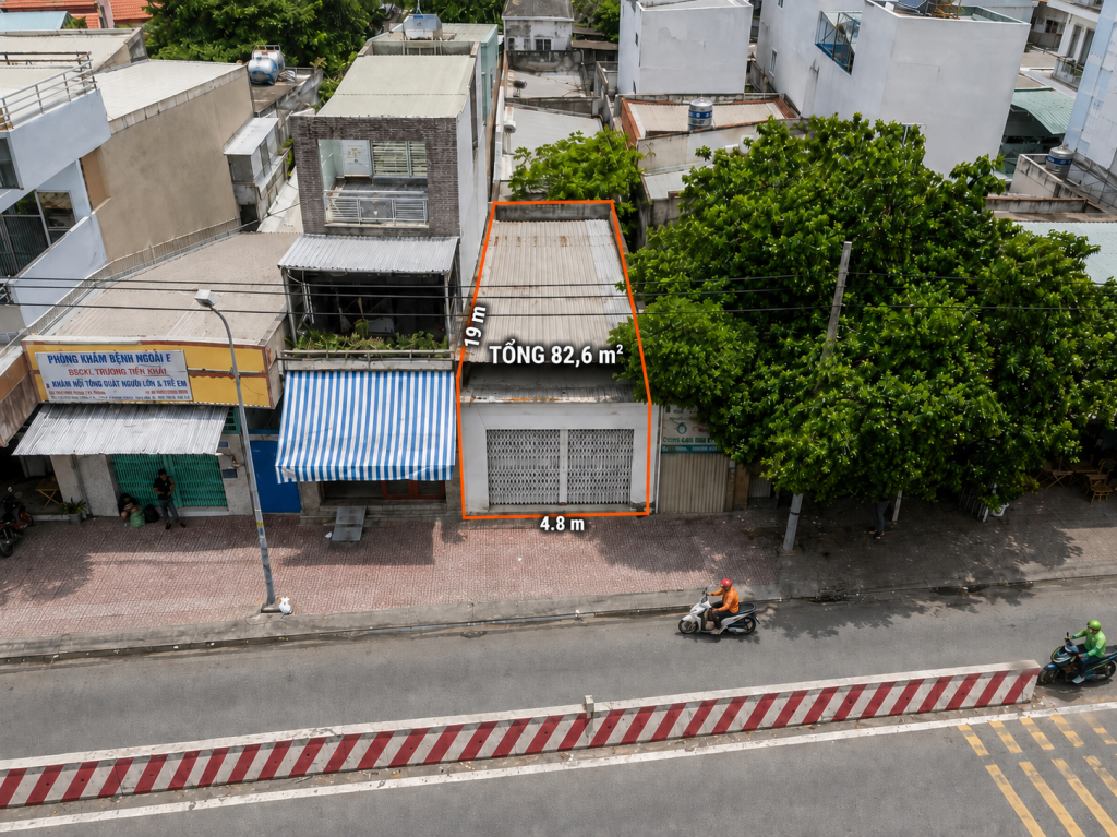 BÁN NHÀ HUỲNH TẤN PHÁT 4,8 × 19M  – GIÁ 18 TỶ
