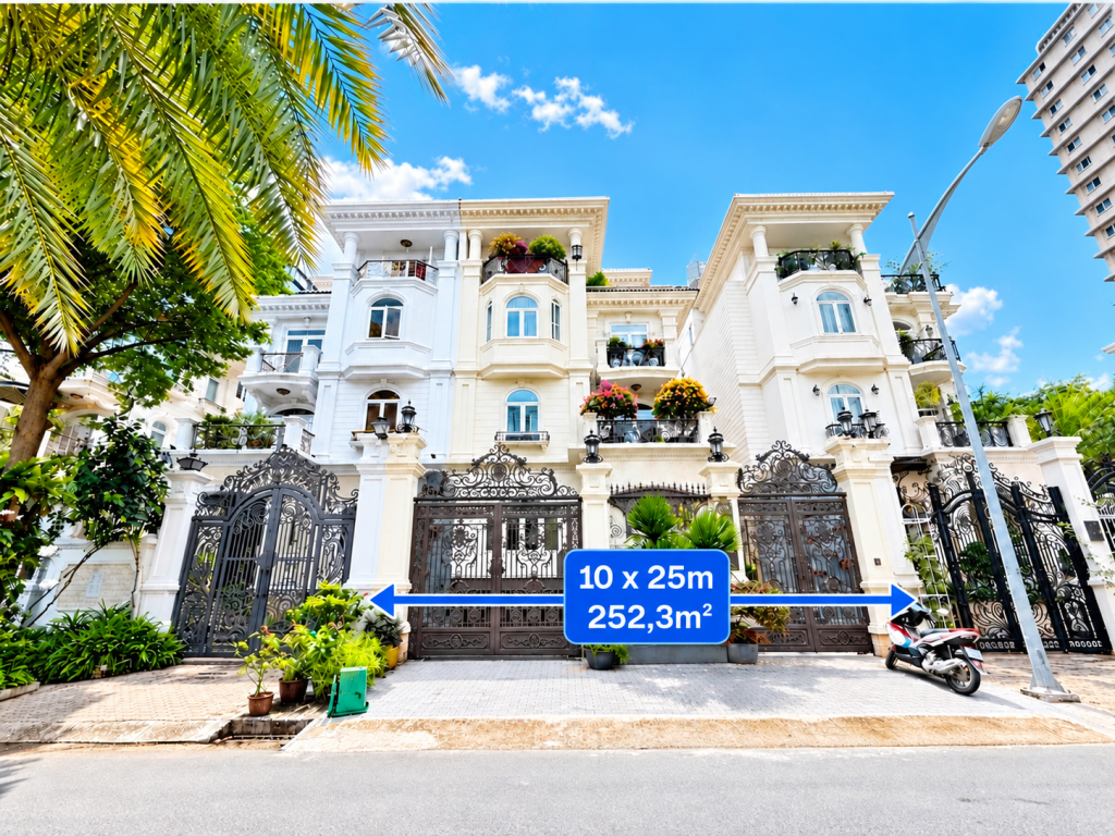 🔥 BIỆT THỰ ĐỘC BẢN CITYLAND RIVERSIDE – DUY NHẤT CÓ HỒ BƠI RIÊNG | 252,3M² | 60 TỶ TL
