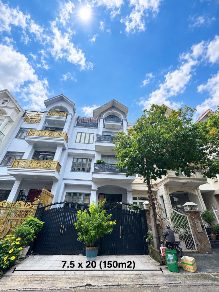 BIỆT THỰ KDC HIM LAM – 7,5 x20 , Hầm 4 tầng giá chỉ 43 tỷ